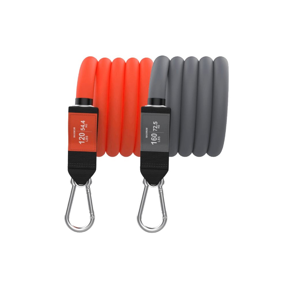 Bodylastics Orange 30 - 120lb and Grey 40 - 160lb Resistance Band Pack