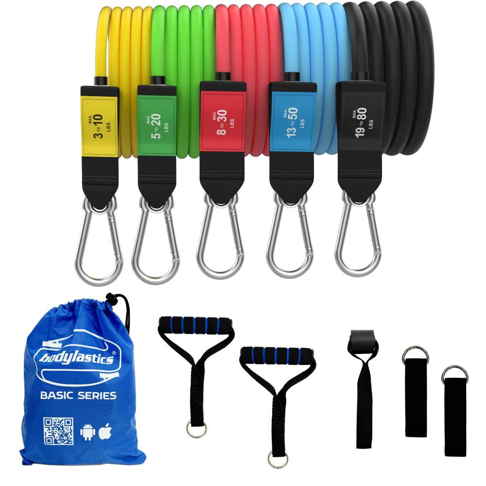 5 Band Basic Series Set (Legacy Colors) - 3 to 190 lbs Max Tension