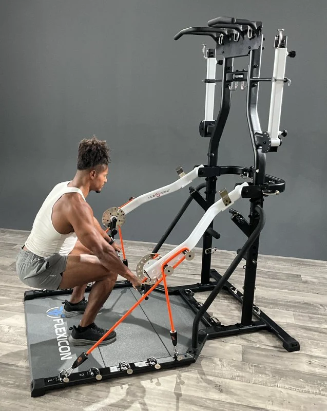 Deadlift on the FLEXICON tower.